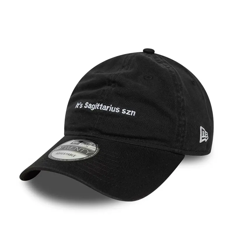 New Era Zodiac Sagitarius Black 9TWENTY Adjustable Cap