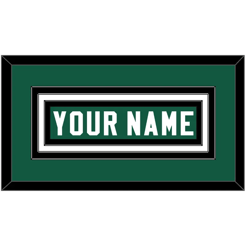 New York Nameplate - Home Green (2019-2023) - Triple Mat 1