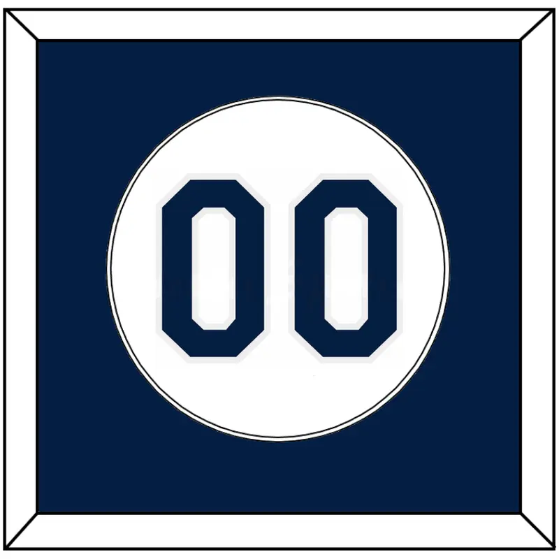 Tampa Bay Number - Home White - Single Mat 1