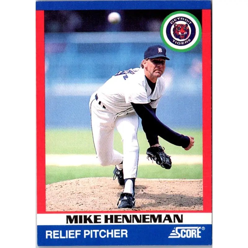1991 Score 100 Superstars Mike Henneman #51