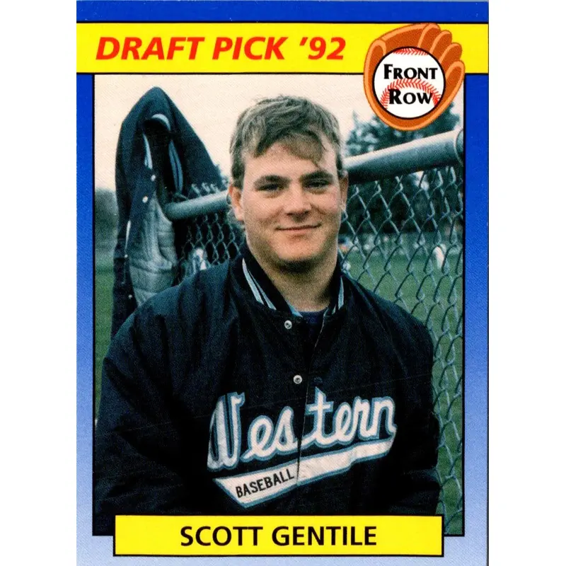 1992 Front Row Draft Picks Scott Gentile #43