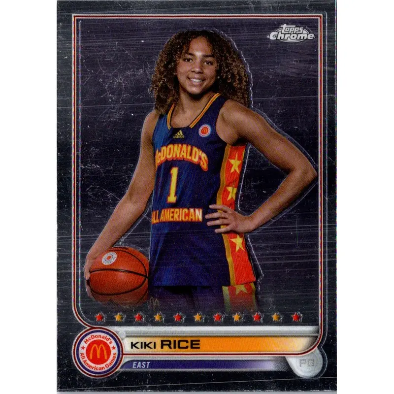2022 Topps Chrome McDonald's All American Kiki Rice #82