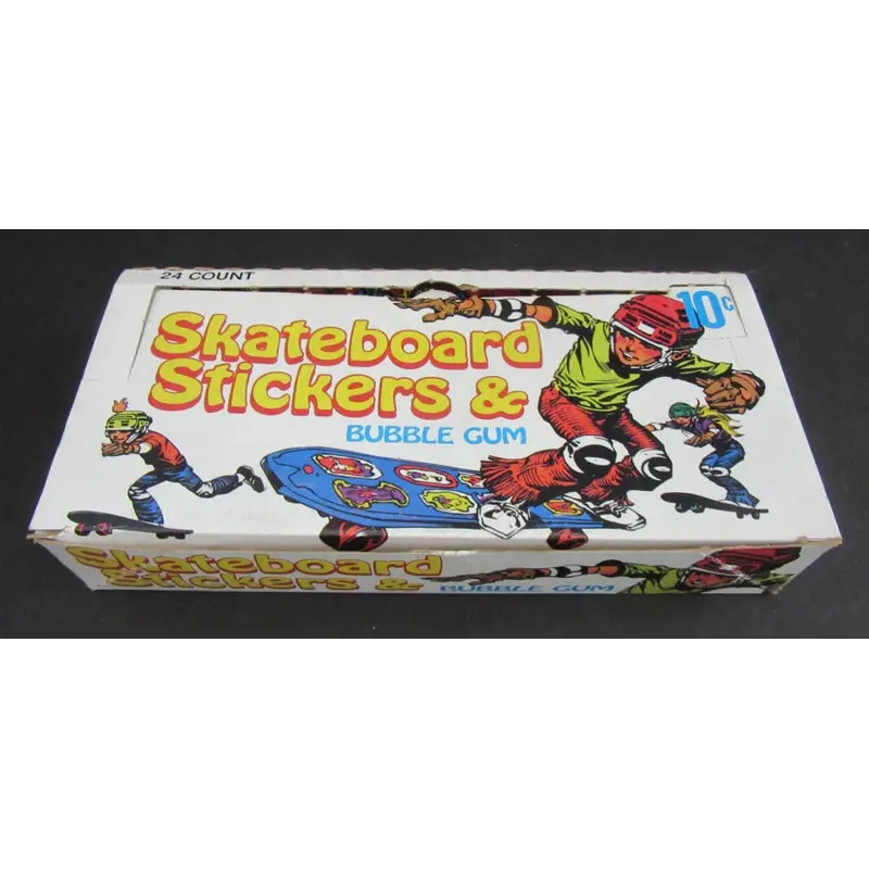 1976 Donruss Skateboard Stickers Unopened Wax Box (Authenticate)