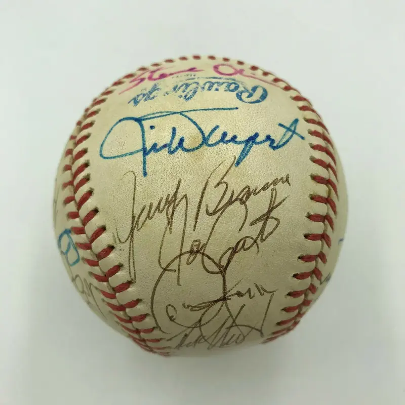1988 Cleveland Indians Team Signed Official American League Baseball