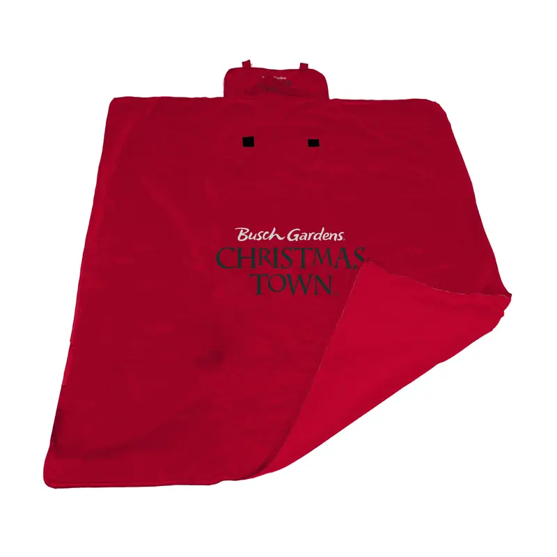 Busch Gardens Christmas Town All Weather Outdoor Blanket XL