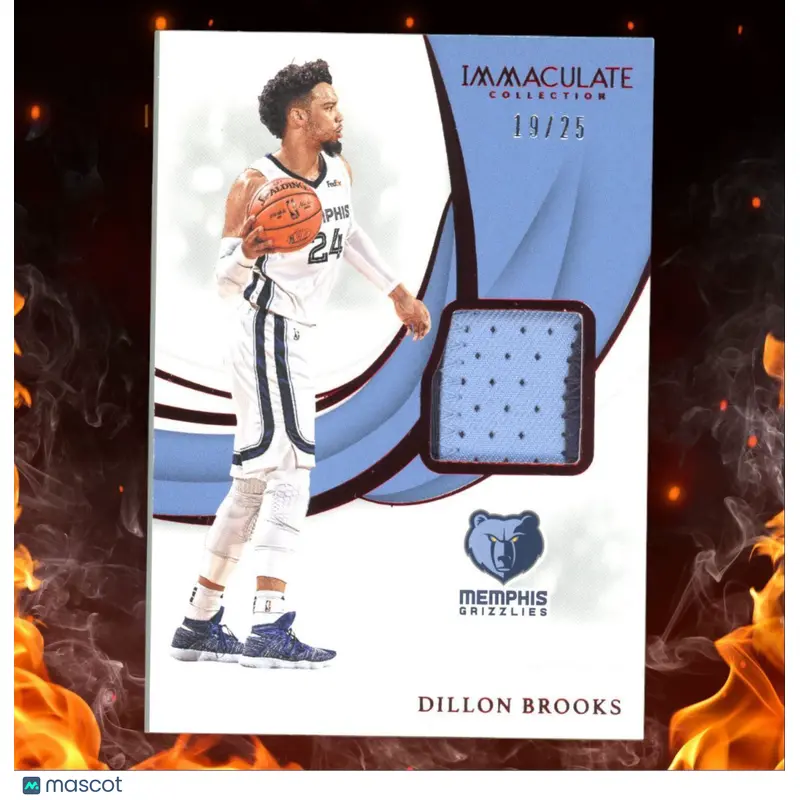 2018-19 Panini Immaculate Dillon Brooks Jersey Ruby 19/25 #31