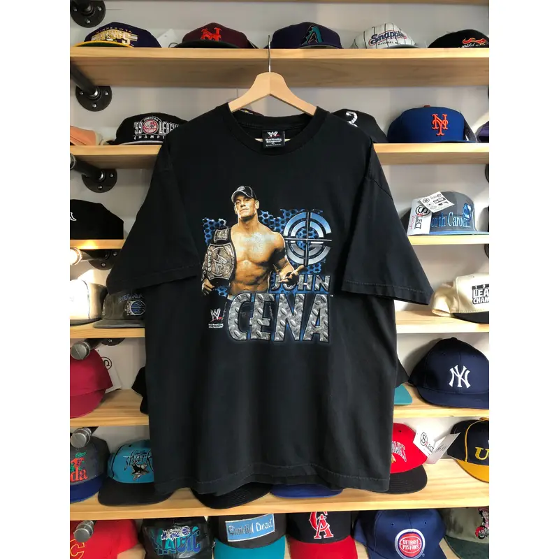 Vintage WWE John Cena Wrestling Tee Size XL