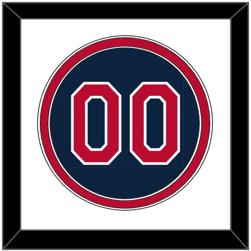 Cleveland Number - Alternate Blue (2019-2021) - Double Mat 1