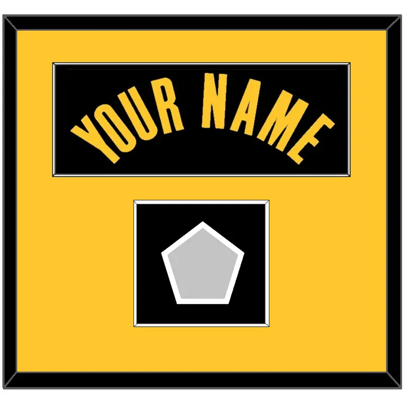 Los Angeles Name & Champions Patch - Black Earned (2020-2021) - Single Mat 3
