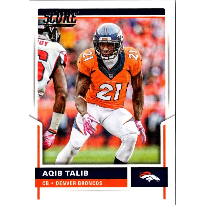 2017 Score Scorecard Aqib Talib #322