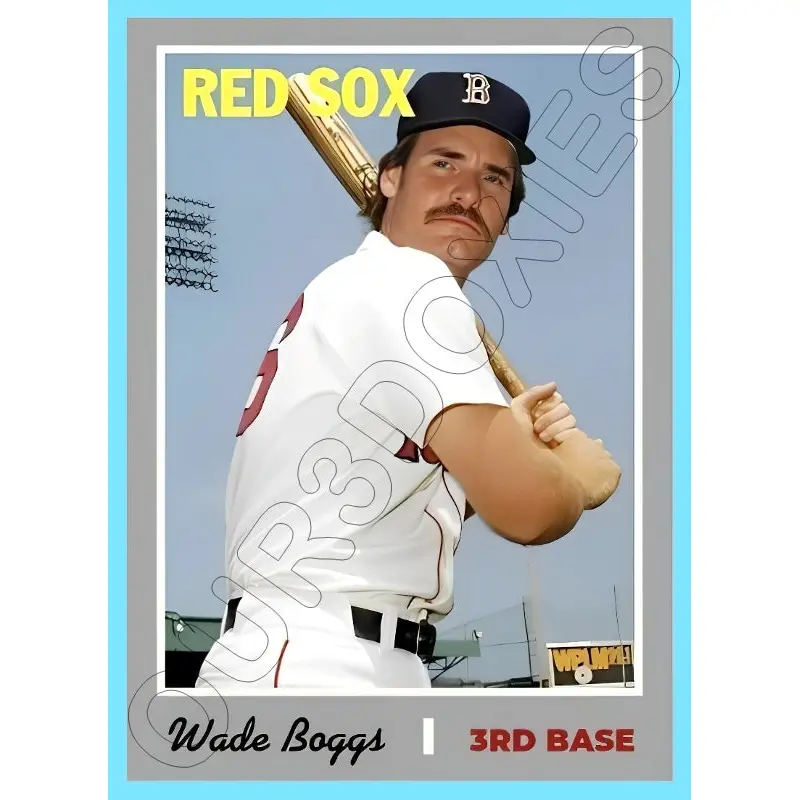 Wade Boggs 1970 Topps Custom Card - 4552