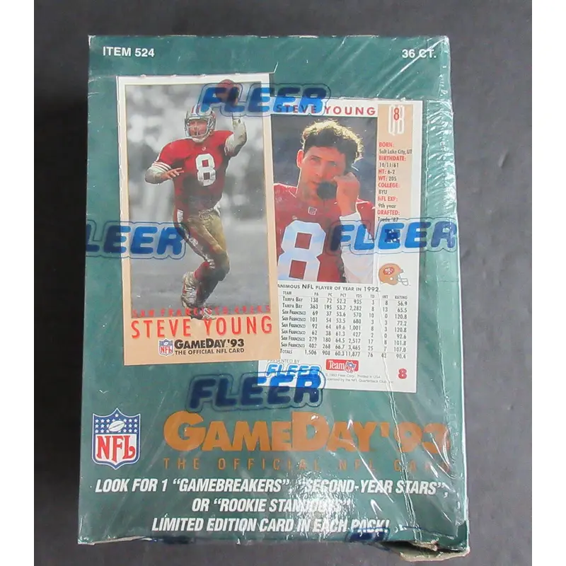 1993 Fleer Gameday Football Box