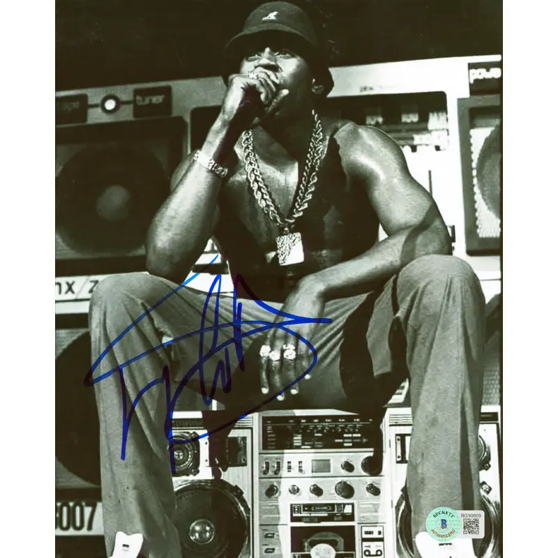 L.L. Cool J Authentic Signed 8x10 Black & White Photo Autographed BAS #BG90809