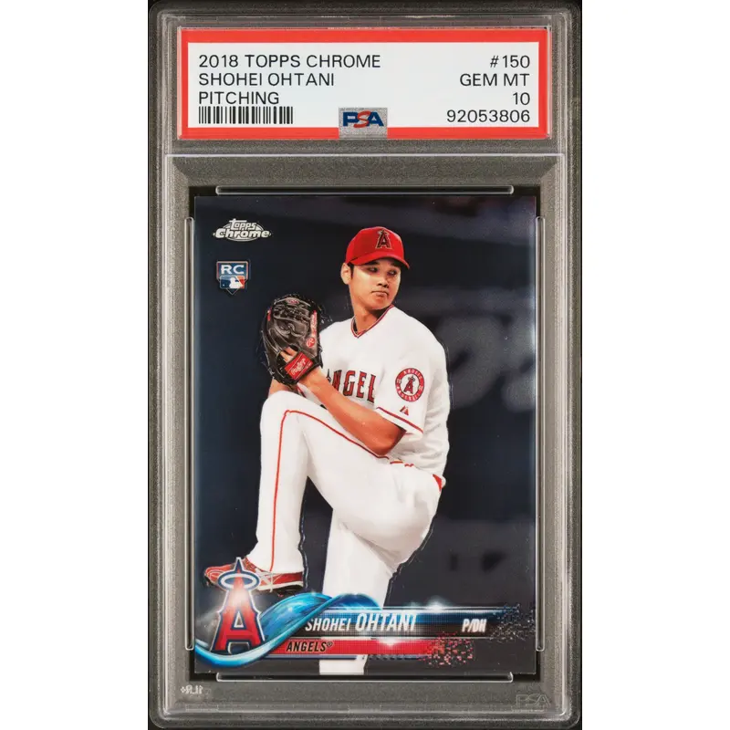 Shohei Ohtani 2018 Topps Chrome #150 PSA 10 Gem Mint 3806