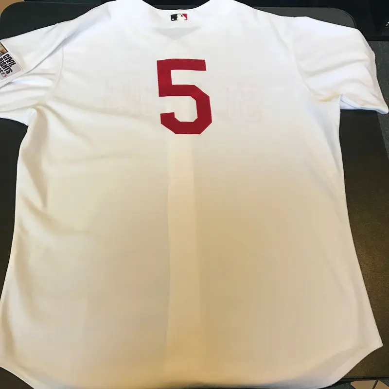 2001 Albert Pujols Game Issued St Louis Cardinals Civil Rights Game Jersey