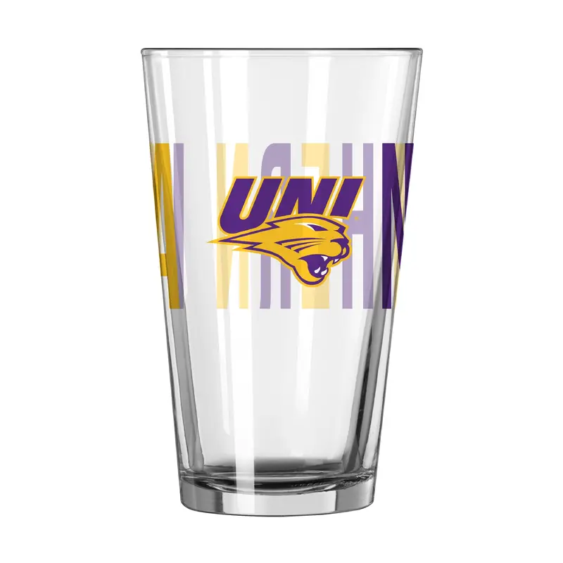 Northern Iowa 16oz Overtime Pint Glass