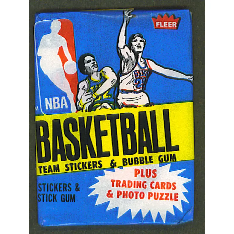1980/81 Fleer Basketball Stickers Unopened Wax Pack