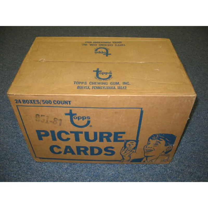 1981 Topps Baseball Vending Case (24 Box) (Sealed)