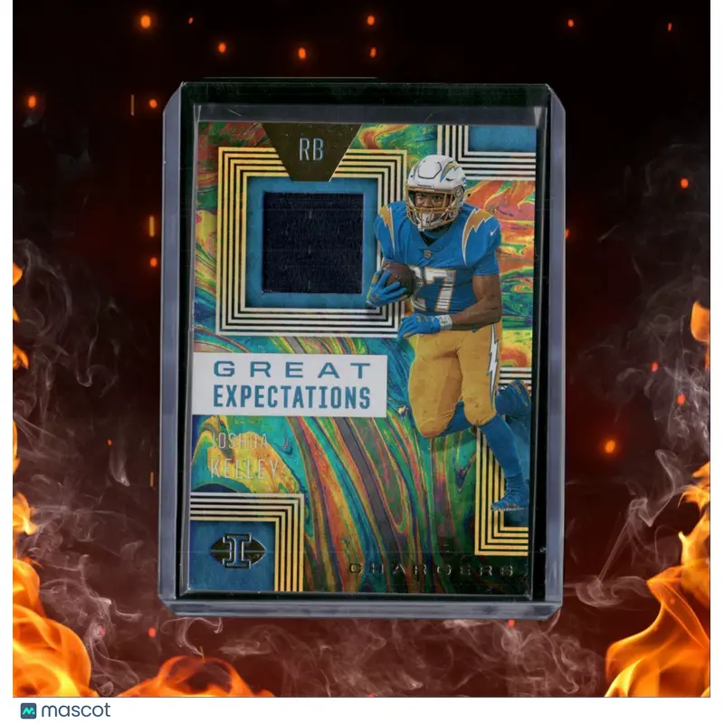 2020 Panini Illusions Great Expectations Joshua Kelley Patch Rookie #GE36