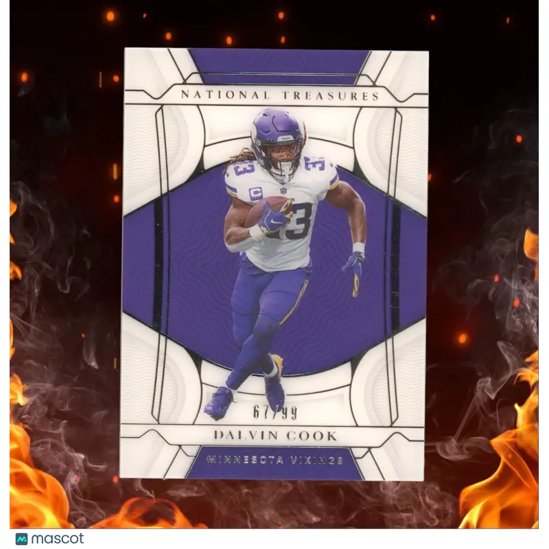 2021 Panini National Treasures Dalvin Cook 67/99 #91