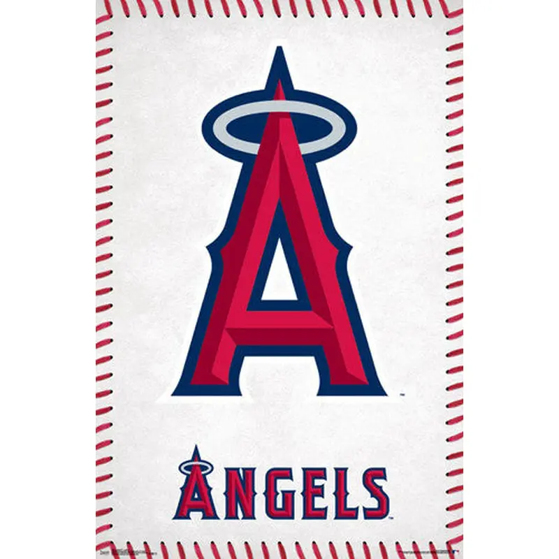 Los Angeles Angels Official MLB Baseball Team Logo Poster - Trends International