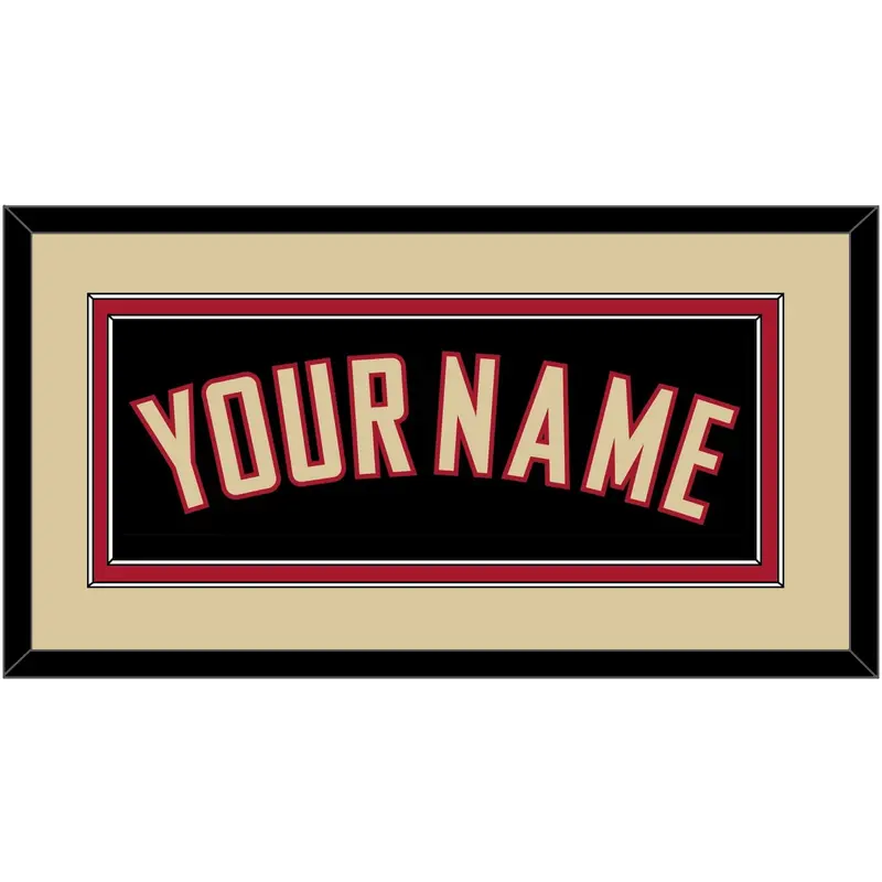 Arizona Name - Alternate Black (2020-2023) - Double Mat 4