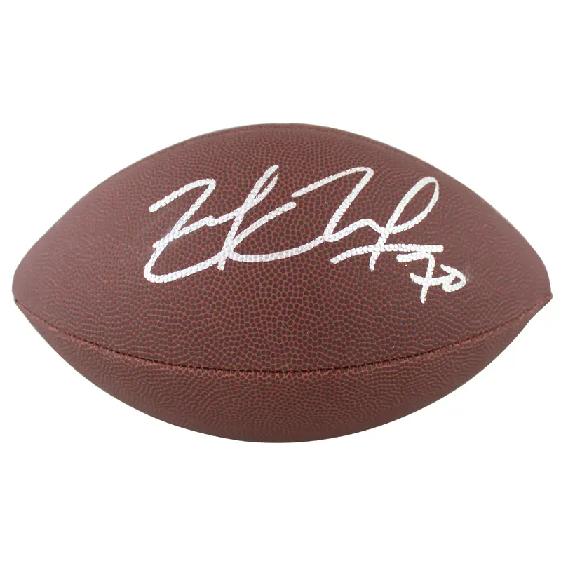 Cowboys Zack Martin Authentic Signed Wilson Super Grip Nfl Football BAS Witness