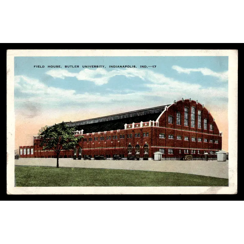 Vintage Hinkle Fieldhouse Postcard