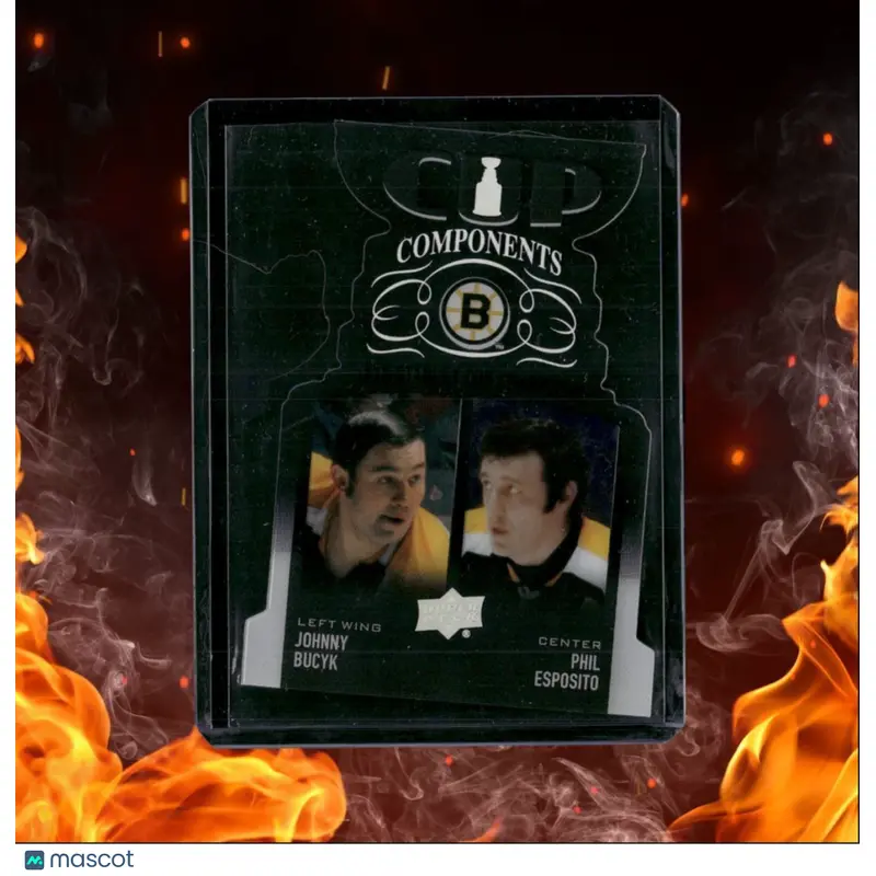 2019-20 Upper Deck Johnny Bucyk / Phil Esposito Cup Components Clear #CCP-BE