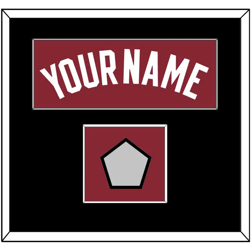 Miami Name & Finals Patch - Alternate Red (2009-2017) - Single Mat 2