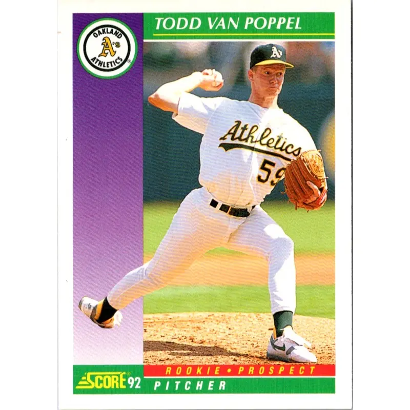 1992 Score Todd Van Poppel #865