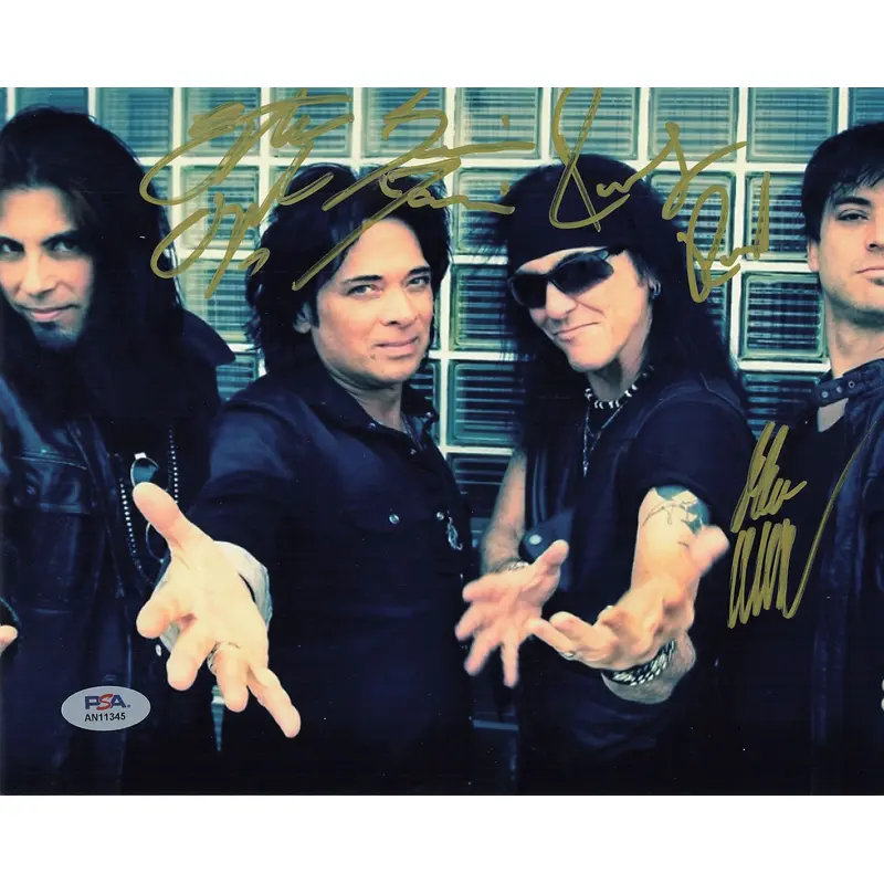 Autograph signed 8x10 photo PSA/DNA Autographed Band