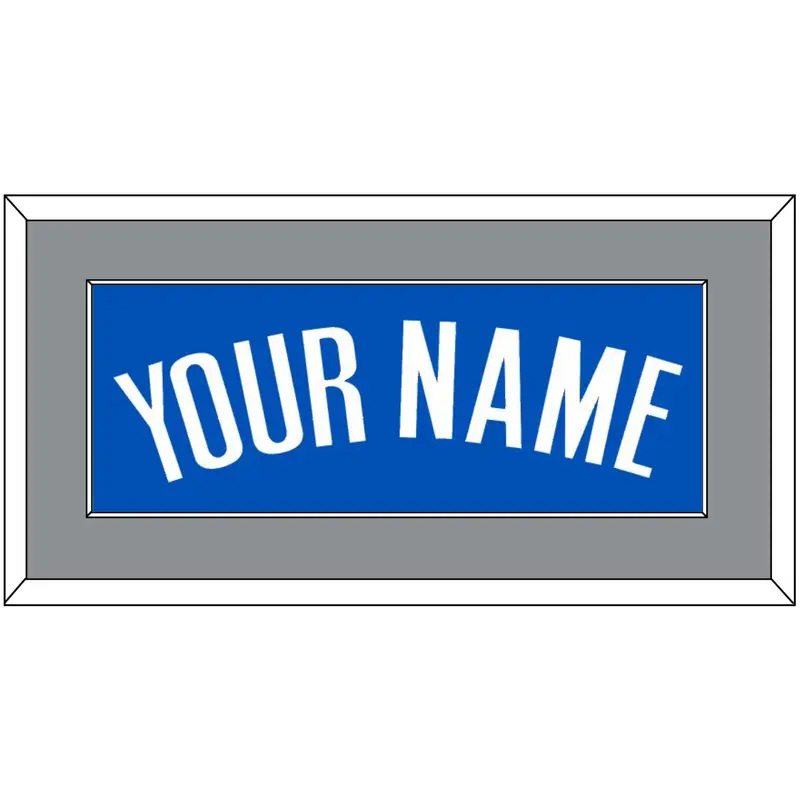 Dallas Name - Blue Icon - Single Mat 3