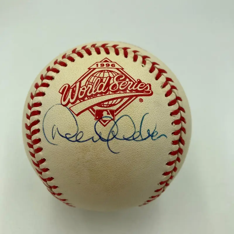 Derek Jeter Rookie Signed 1996 Official World Series Baseball JSA COA