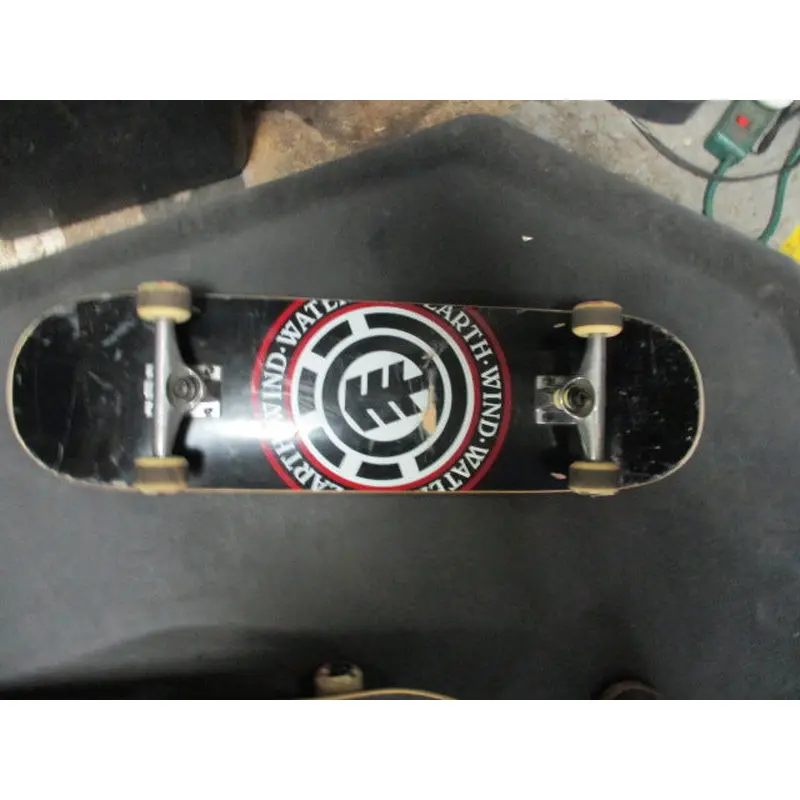 Used Element wind water and earth Complete Skateboard Black