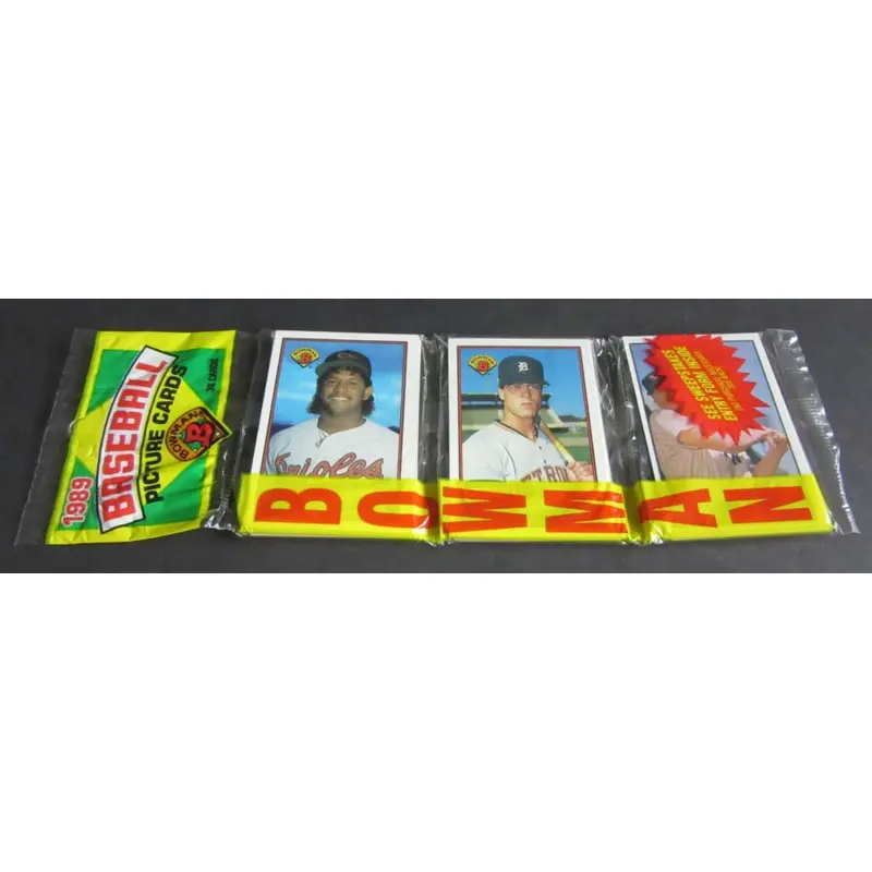 1989 Bowman Baseball Unopened Rack Pack (Authenticate)
