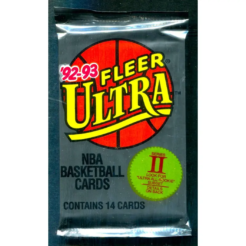 1992/93 Fleer Ultra Basketball Unopened Series 2 Pack