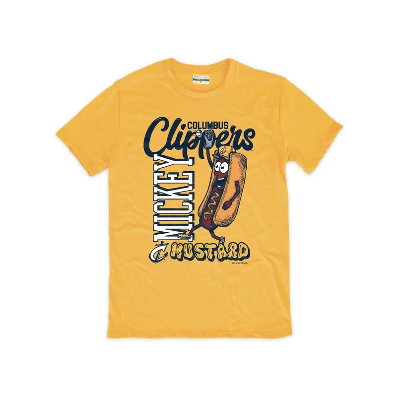 Columbus Clippers Where I'm From Mickey Mustard Tee