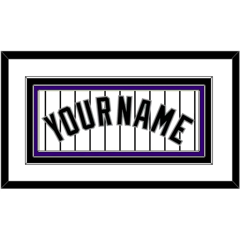 Colorado Name - Home White Pinstripes - Triple Mat 1