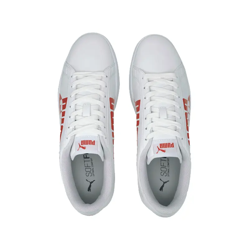 PUMA MENS WHITE SHOE PUMA SMASH V2 MAX 371135 03