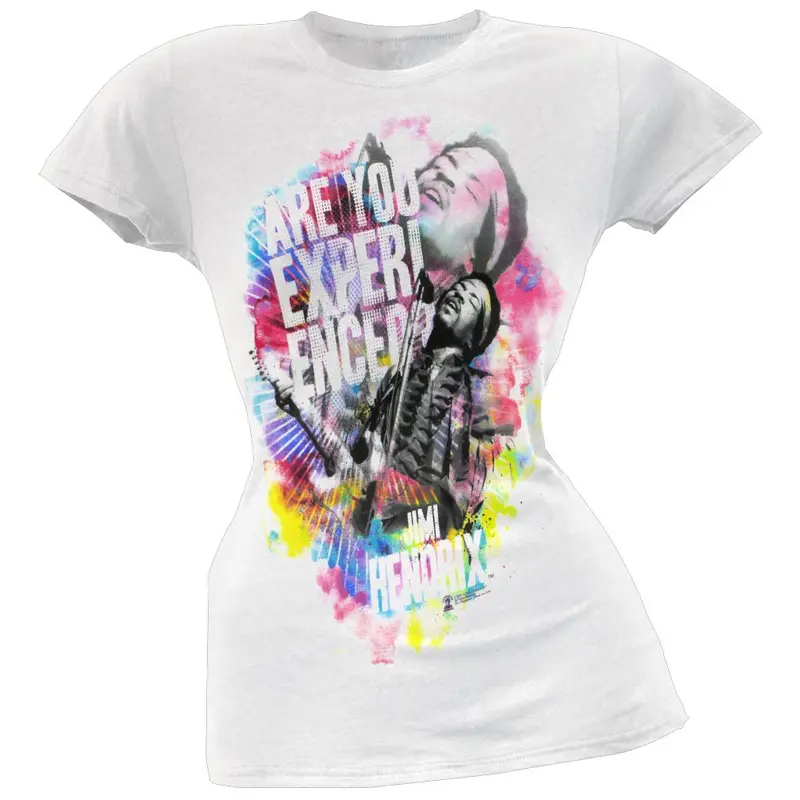 Jimi Hendrix - Experience Watercolor Juniors T-Shirt