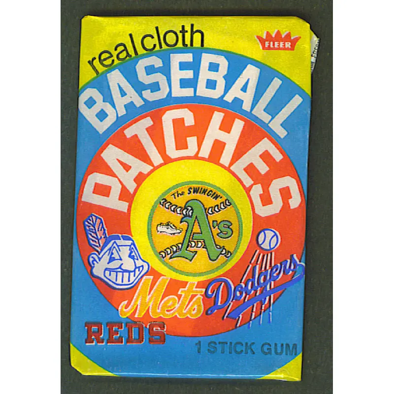1975 Fleer Baseball Real Cloth Patches Unopened Pack