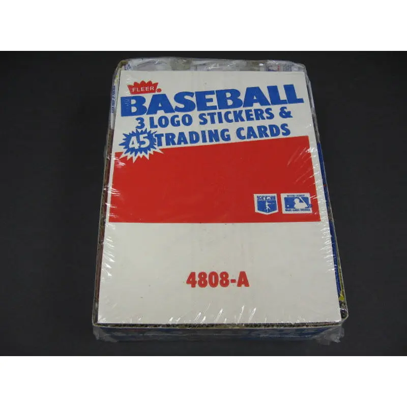 1986 Fleer Baseball Unopened Rack Box