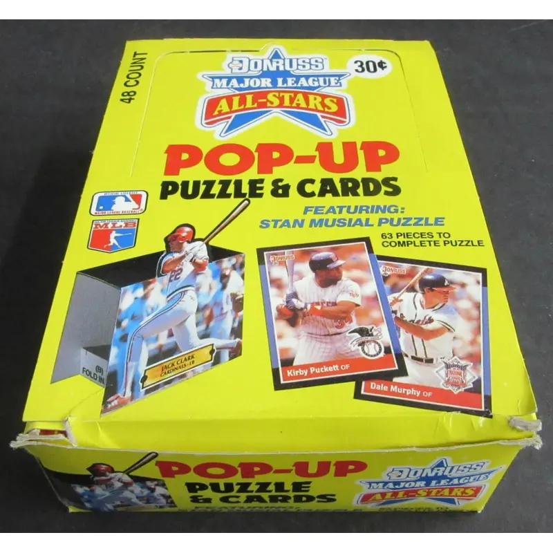 1989 Topps Major League Leaders Baseball Unopened Box