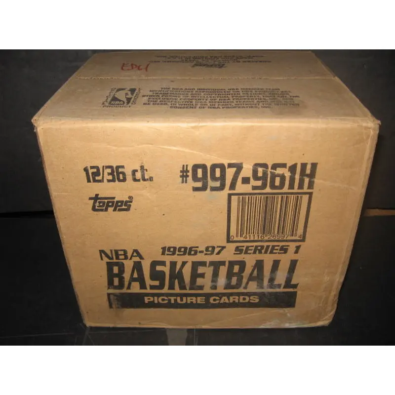 1996/97 Topps Basketball Series 1 Case (Hobby) (12 Box)