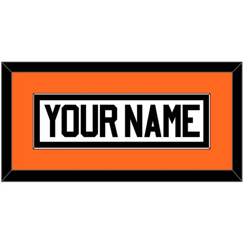 Philadelphia Nameplate - Home Orange (2010-2017) - Single Mat 1