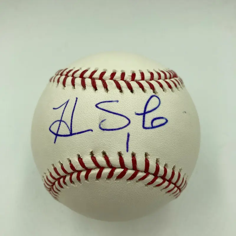 Hope Solo Soccer Legend Signed Official Major League Baseball JSA COA