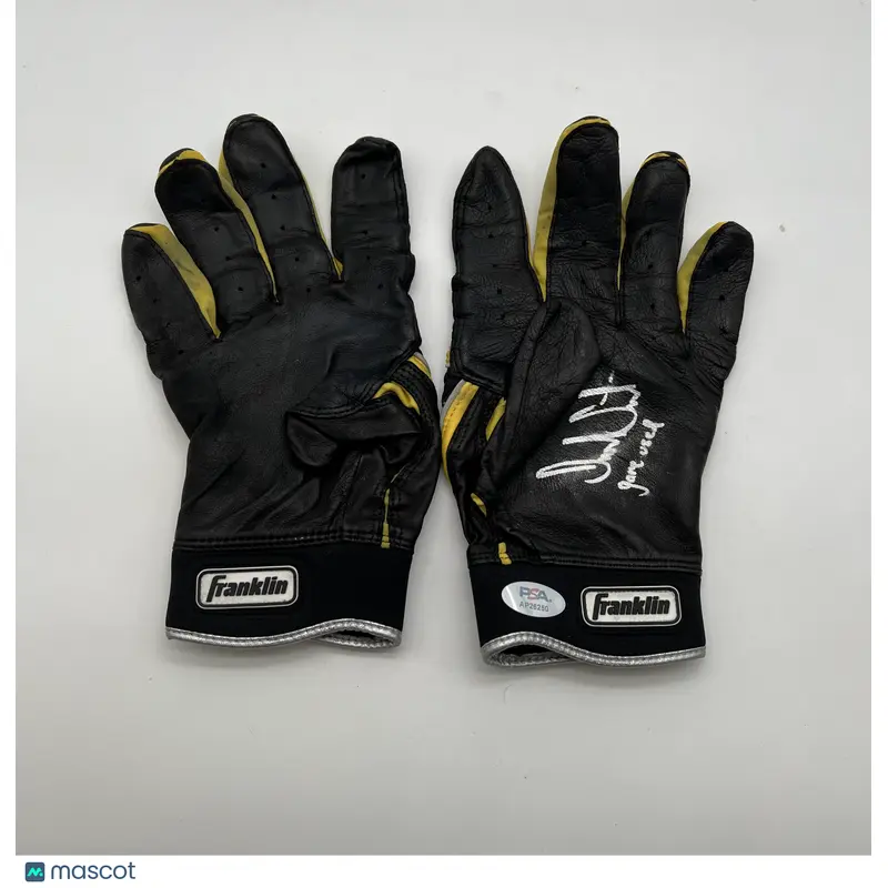 Jack Suwinski Signed Pittsburgh Pirates Batting Gloves