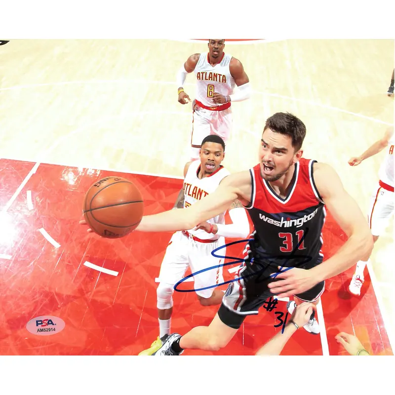 Tomas Satoransky signed 8x10 photo PSA/DNA Washington Wizards Autographed