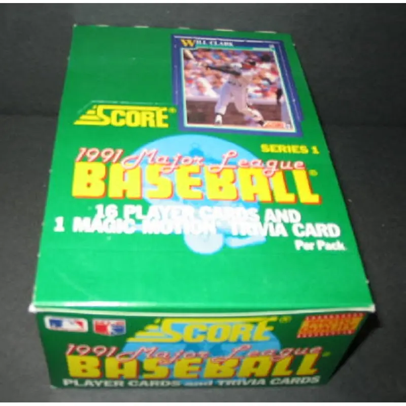 1991 Score Baseball Series 1 Box